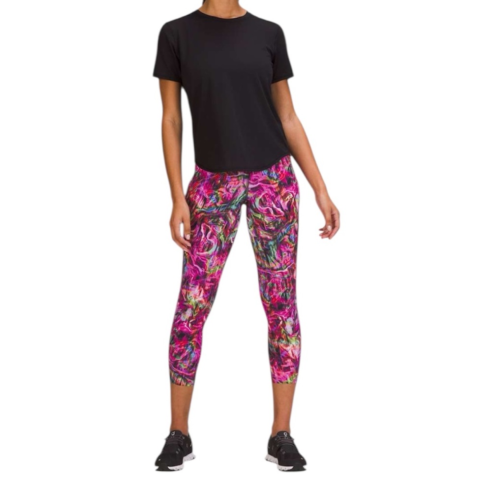 Lululemon Base Pace HR Tight Hyper Flow Pink Multi | 10
